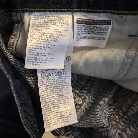 Levi Strauss bootcut 515 Jeans Size 27 X 30 Blue Jeans Woman’s Stretch - Picture 9 of 11